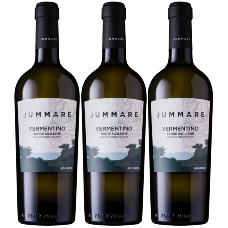 Jummare Sizilien Vermentino Weißwein Wein trocken italien (3 x 0.75l) - Versanel -