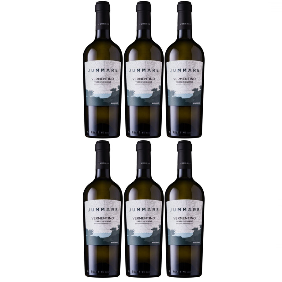 Jummare Sizilien Vermentino Weißwein Wein trocken Italien (6 x 0.75l) - Versanel -