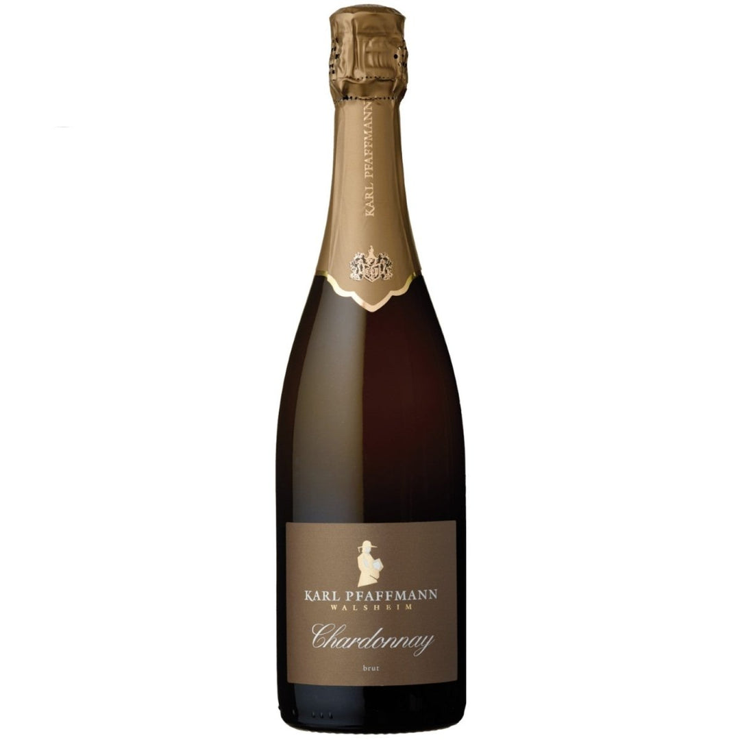 Karl Pfaffmann Chardonnay Deutscher Sekt b.A. Brut Schaumwein Pfalz (6 x 0,75l) - Versanel -