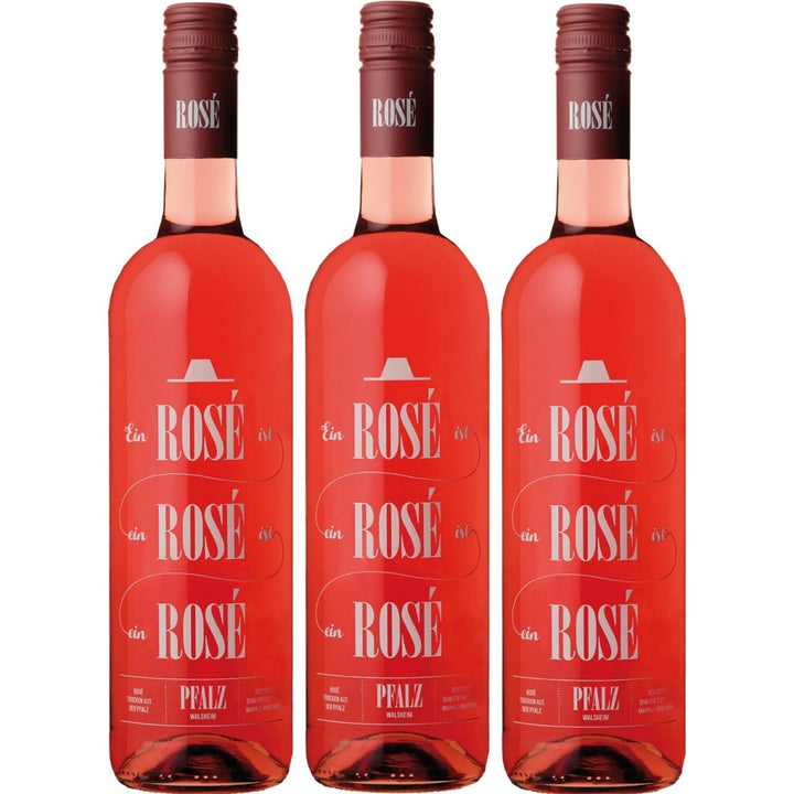 Karl Pfaffmann Ein Rosé ist ein Rosé ist ein Rosé Qba Roséwein Wein Vegan Trocken Pfalz (3 x 0,75l) - Versanel -