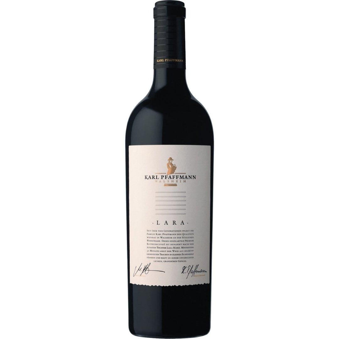 Karl Pfaffmann Lara Cuveé Grande Reserve Rotwein Wein Vegan Trocken Pfalz (12 x 0,75) - Versanel -
