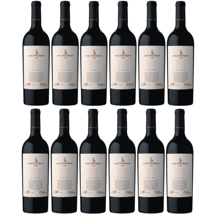 Karl Pfaffmann Lara Cuveé Grande Reserve Rotwein Wein Vegan Trocken Pfalz (12 x 0,75) - Versanel -