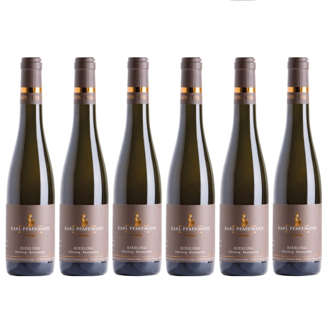 Karl Pfaffmann Riesling Beerenauslese Silberberg Weißwein Wein Vegan Edelsüß Pfalz (6 x 0,75) - Versanel -