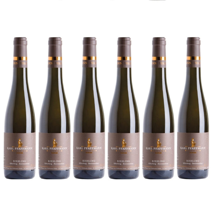 Karl Pfaffmann Riesling Beerenauslese Silberberg Weißwein Wein Vegan Edelsüß Pfalz (6 x 0,75) - Versanel -