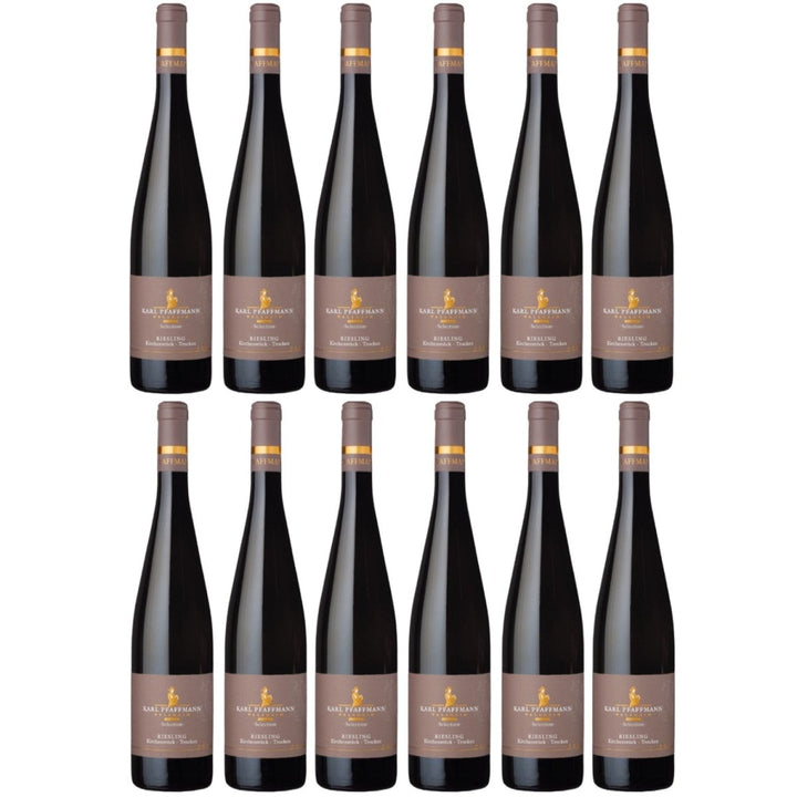 Karl Pfaffmann Selection Riesling Nussdorfer Kirchenstück Qba Weißwein Wein Vegan Trocken Pfalz (12 x 0,75) - Versanel -