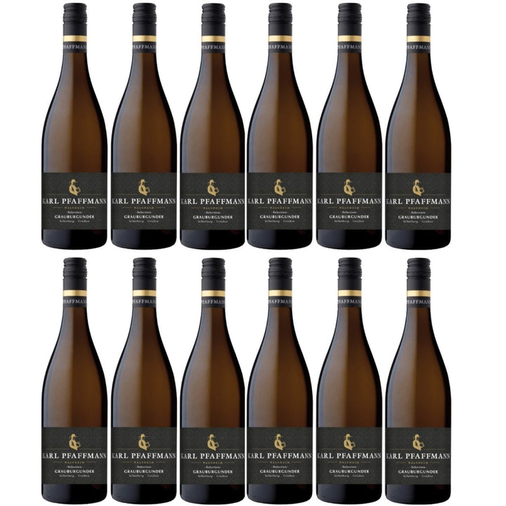 Karl Pfaffmann Walsheim Selction Grauburgunder Silberberg Weißwein Wein Vegan Trocken Pfalz (12 x 0,75l) - Versanel -
