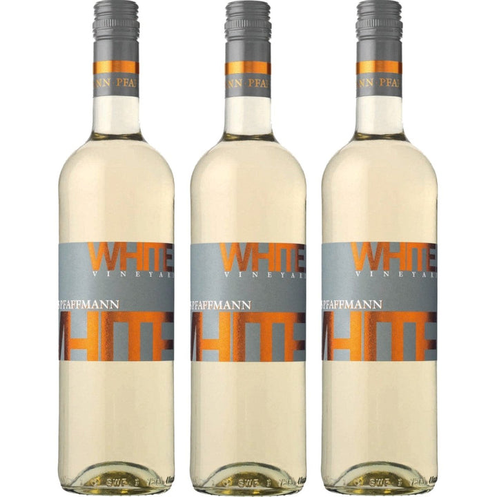 Karl Pfaffmann White Vineyard Weißwein Wein Vegan Trocken Pfalz (3 x 0,75l) - Versanel -