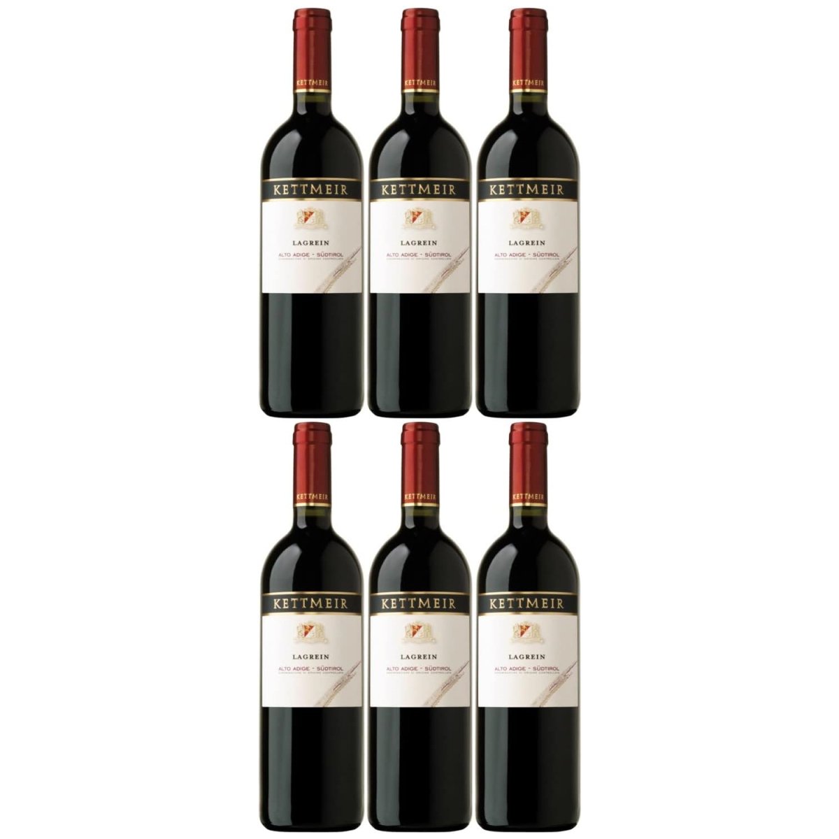 Kettmeir Lagrein Südtirol DOC Rotwein Wein trocken Italien (6 x 0,75l) - Versanel -