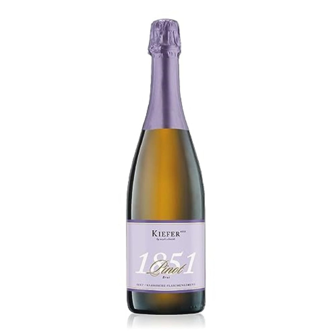 Kiefer Pinot Sekt/Brut 1851 Schaumwein Weißwein Deutschland ( 1 x 0,75l ) - Versanel -