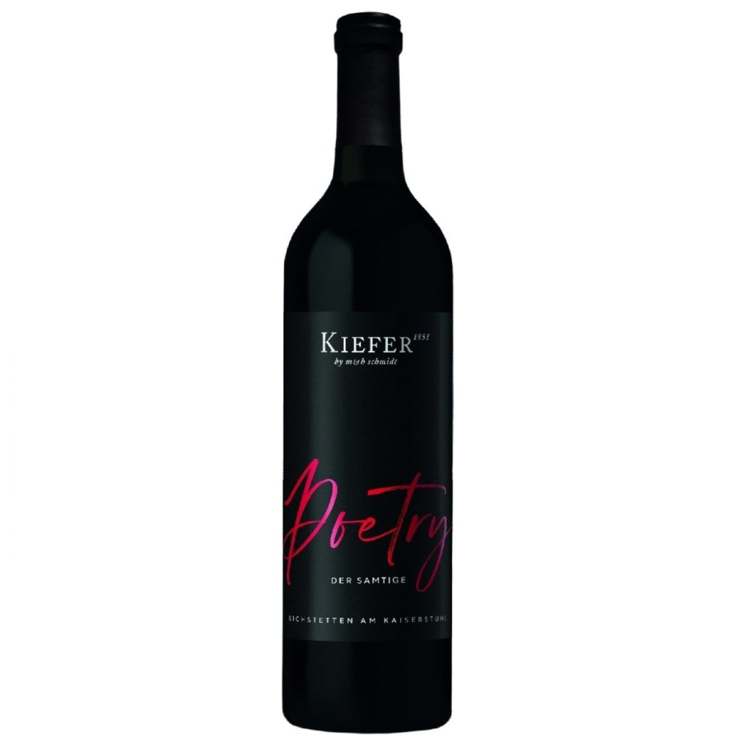 Kiefer Poetry Rotwein Wein Cuvée Halbtrocken Deutschland (12 x 0,75l) - Versanel -