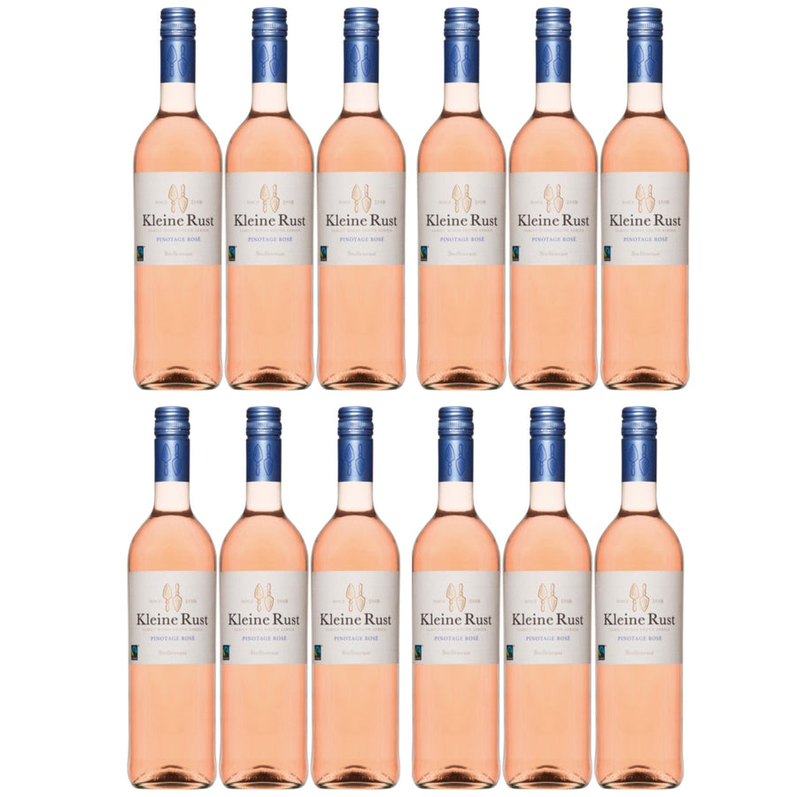 Kleine Rust Pinotage Rosé Stellenbosch Roséwein südafrikanischer Wein trocken Südafrika (12 x 0.75l) - Versanel -