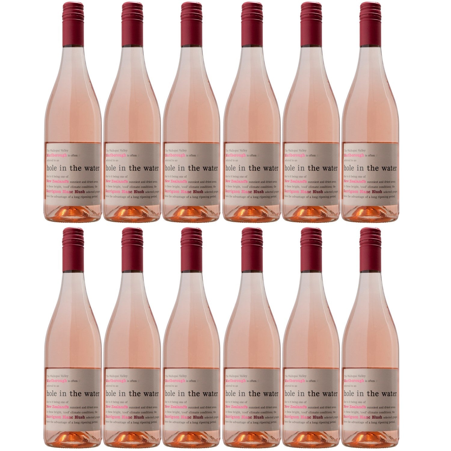 Konrad Wines Hole in the Water Blush Roséwein Wein trocken Neuseeland (12 x 0.75l) - Versanel -