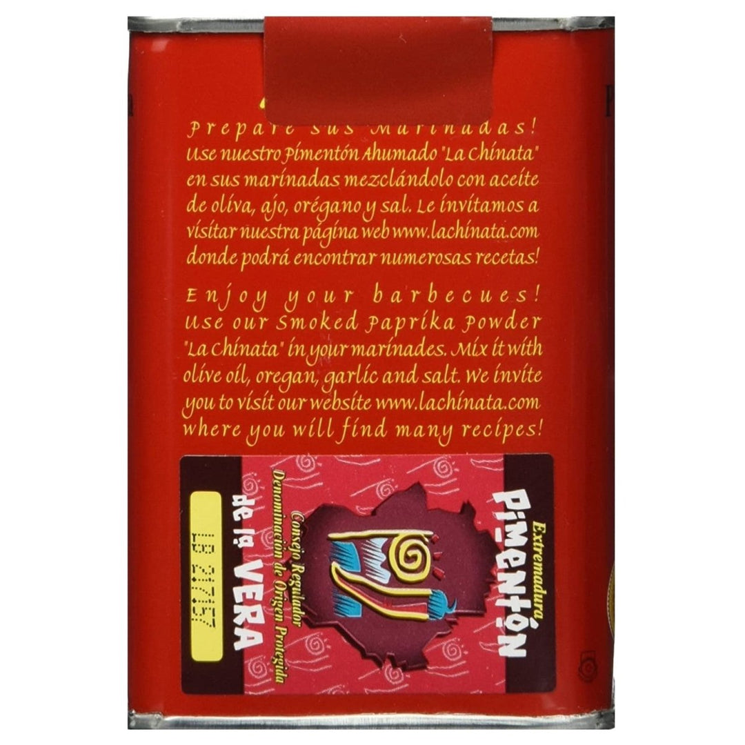 La Chinata Pimentón de la Vera Dulce - geräuchertes Paprikapulver, dulce süß, 2er Pack (2 x 160 g) Extremadura Spanien - Versanel -