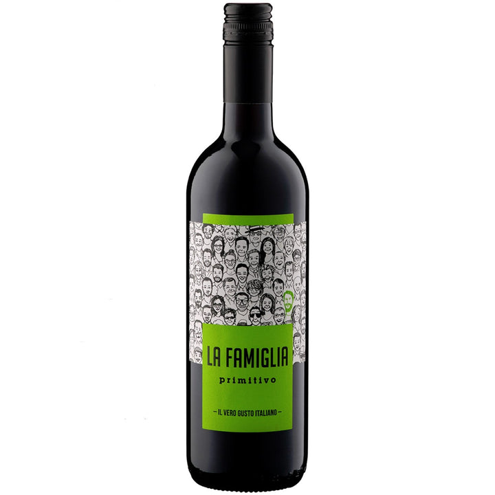 La Famiglia Primitivo Puglia IGT Trocken Rotwein Wein Italien (6 x 0.75l) - Versanel -