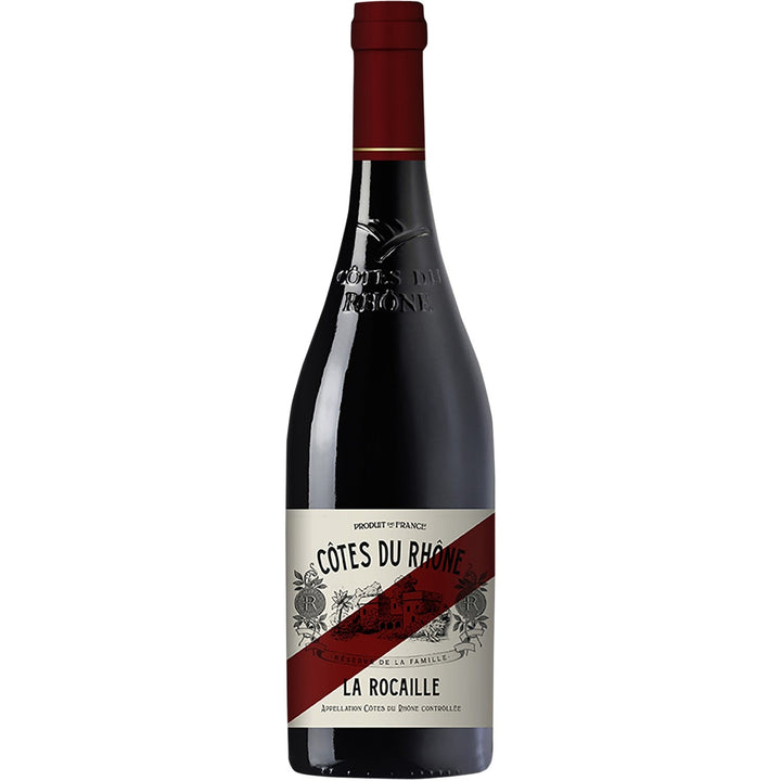 La Rocaille Côtes du Rhône AOC Rotwein veganer Wein trocken Frankreich (3 x 0.75l) - Versanel -