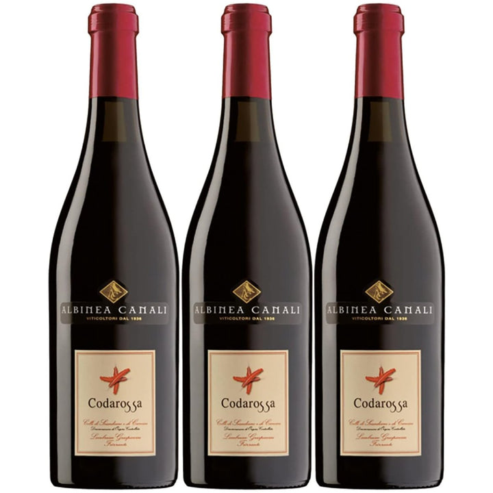 Lambrusco Grasparossa DOC Codarossa Rotwein Wein lieblich Italien (3 x 0,75l) - Versanel -