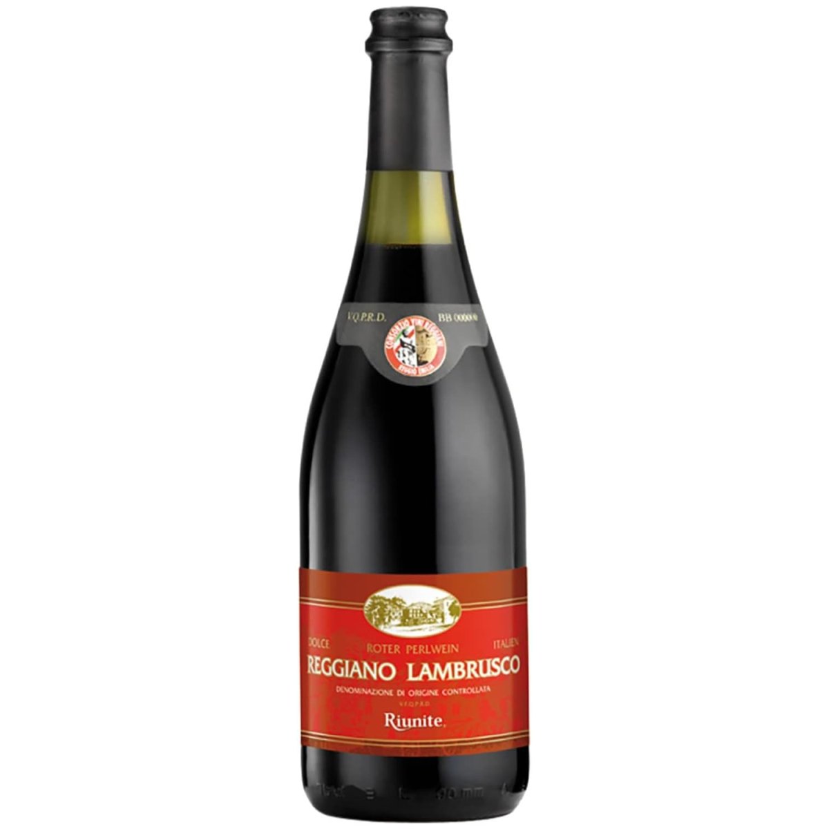 Lambrusco Reggiano DOC dolce Rotwein Wein süß Italien (12 x 0,75l) - Versanel -