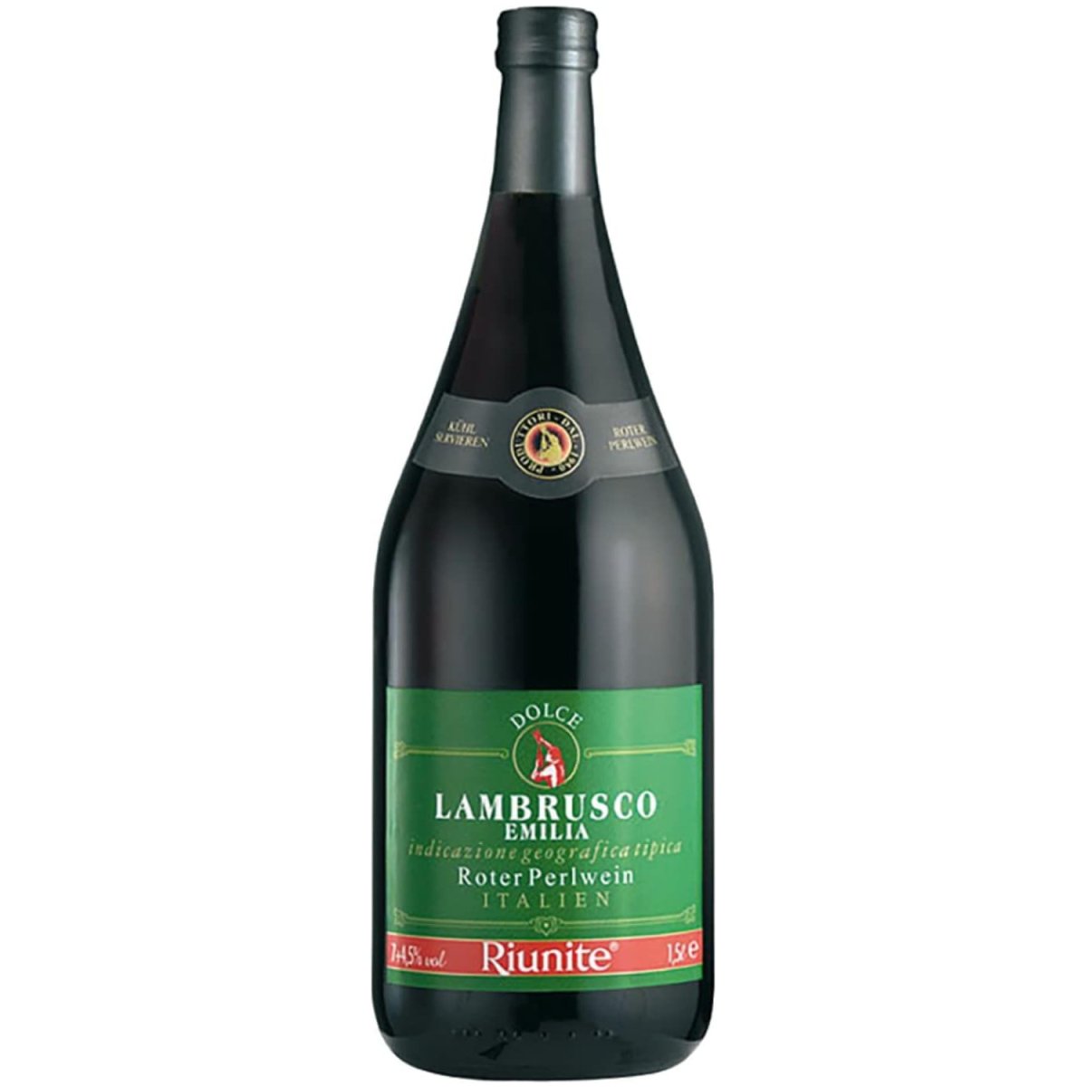 Lambrusco Superiore Cantine Riunite Magnum Rotwein Wein Italien (6 x 1,5l) - Versanel -