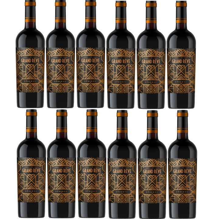 Le Grand Rêve Réserve Saint Guilhem le Desert Rotwein Wein trocken IGP Frankreich (12 x 0.75l) - Versanel -