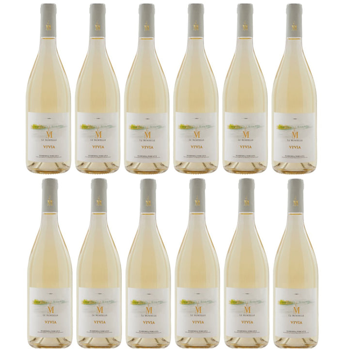 Le Mortelle Vivia Maremma Toscana DOC Weißwein Wein Trocken Italien (12 x 0,75l) - Versanel -