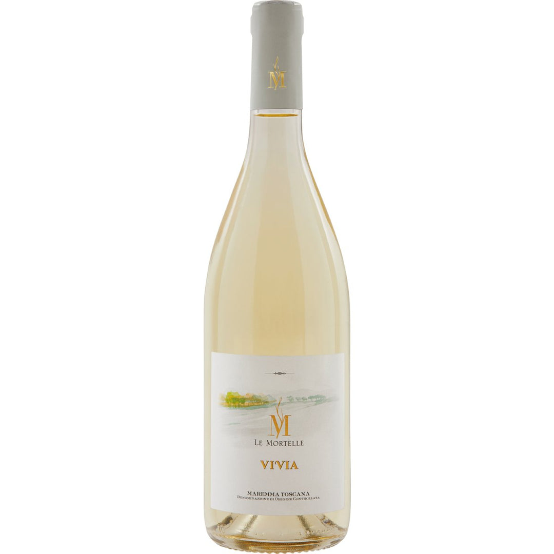 Le Mortelle Vivia Maremma Toscana DOC Weißwein Wein Trocken Italien (12 x 0,75l) - Versanel -