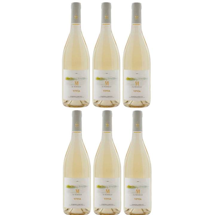 Le Mortelle Vivia Maremma Toscana DOC Weißwein Wein Trocken Italien (6 x 0,75l) - Versanel -