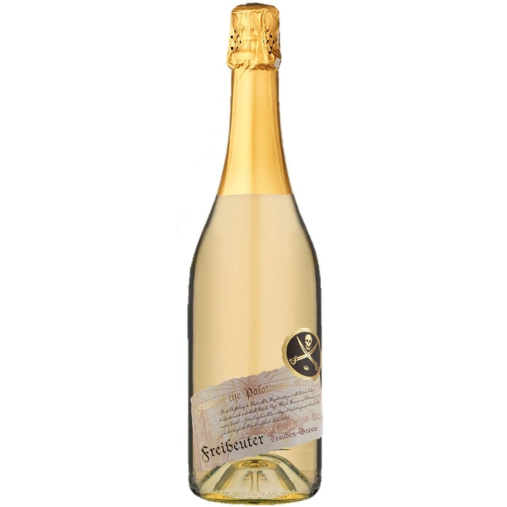 Lergenmüller Freibeuter Trauben-Secco Alkoholfreier Schaumwein Weiß vegan Pfalz (12 x 0,75l) - Versanel -