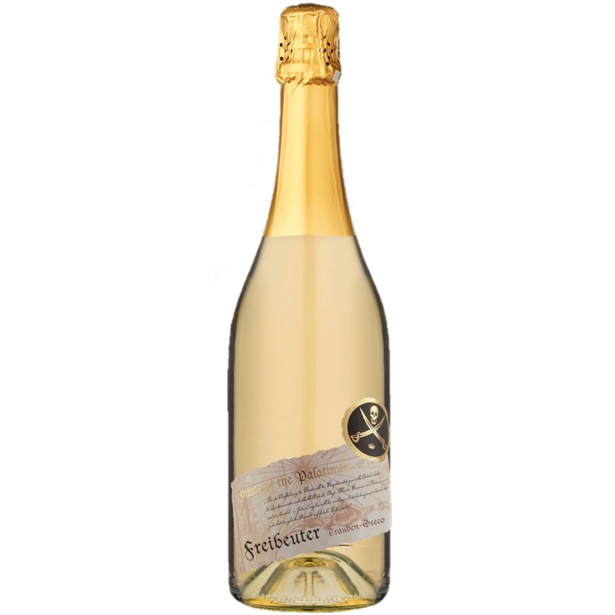 Lergenmüller Freibeuter Trauben-Secco Alkoholfreier Schaumwein Weiß vegan Pfalz (3 x 0,75l) - Versanel -