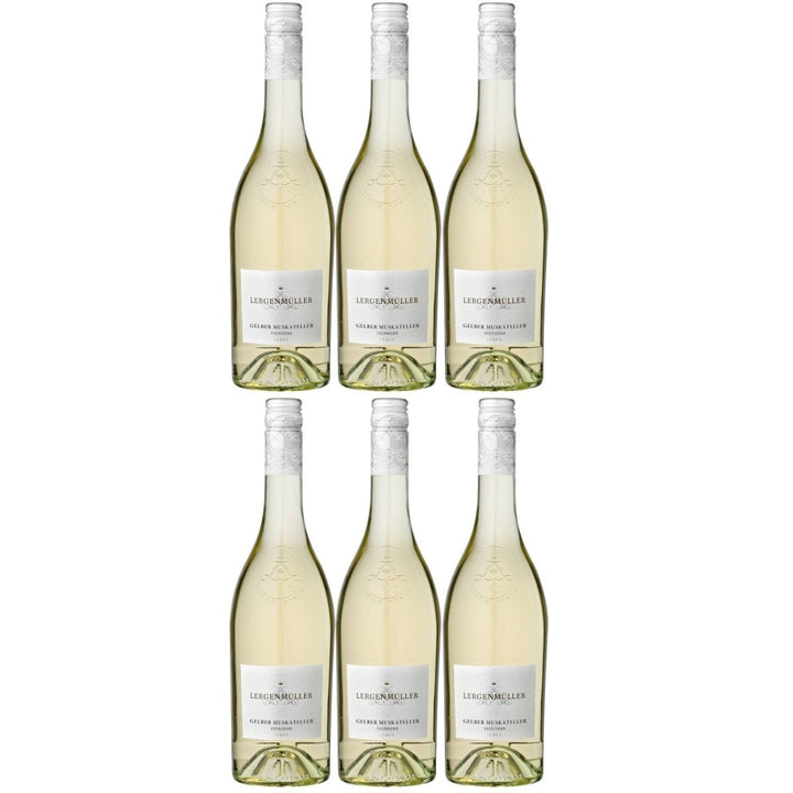 Lergenmüller Gelber Muskateller QbA Weißwein Wein feinherb Pfalz (6 x 0,75l) - Versanel -