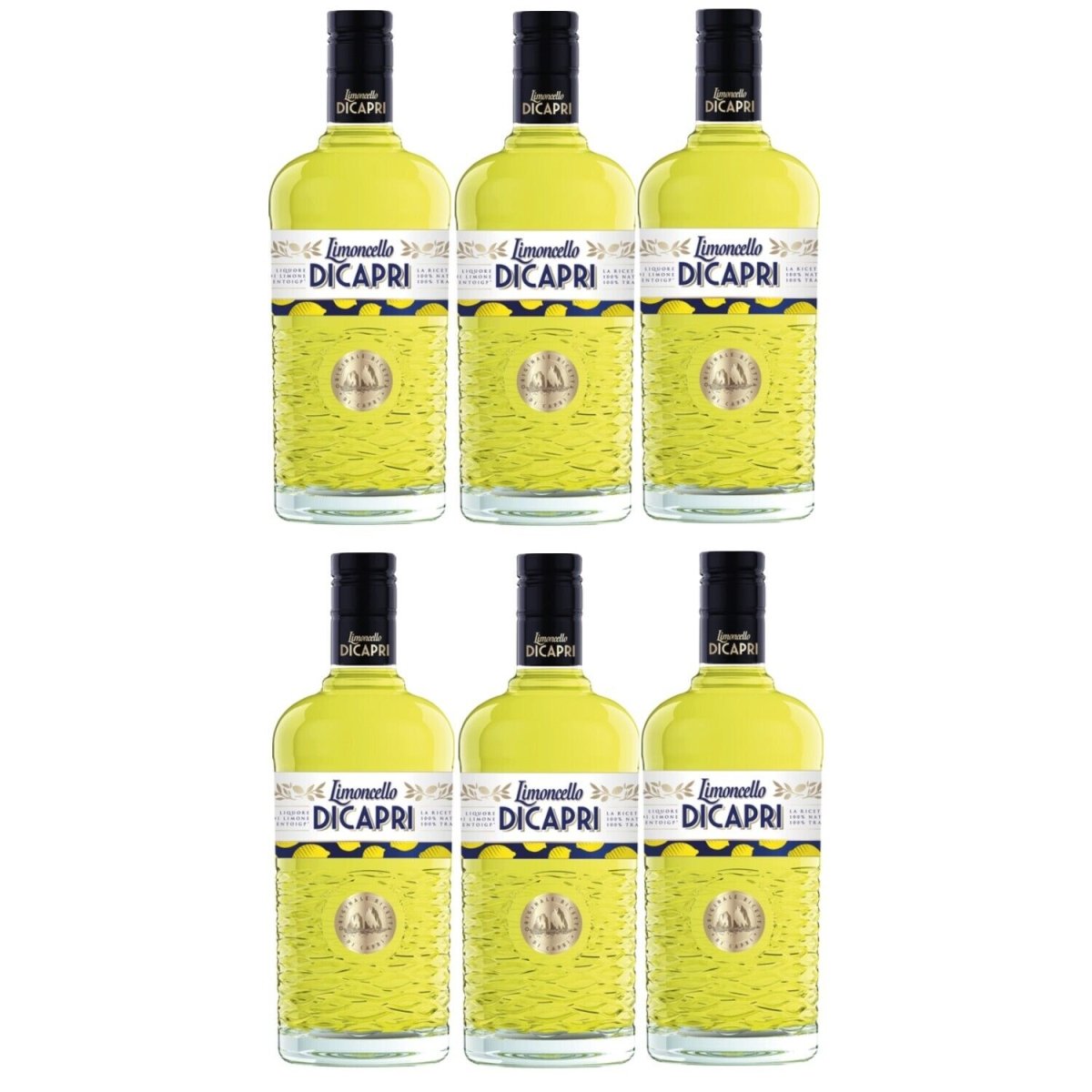 Limoncello di Capri Zitronen Likör aus Italien (6 x 1.0l) - Versanel -