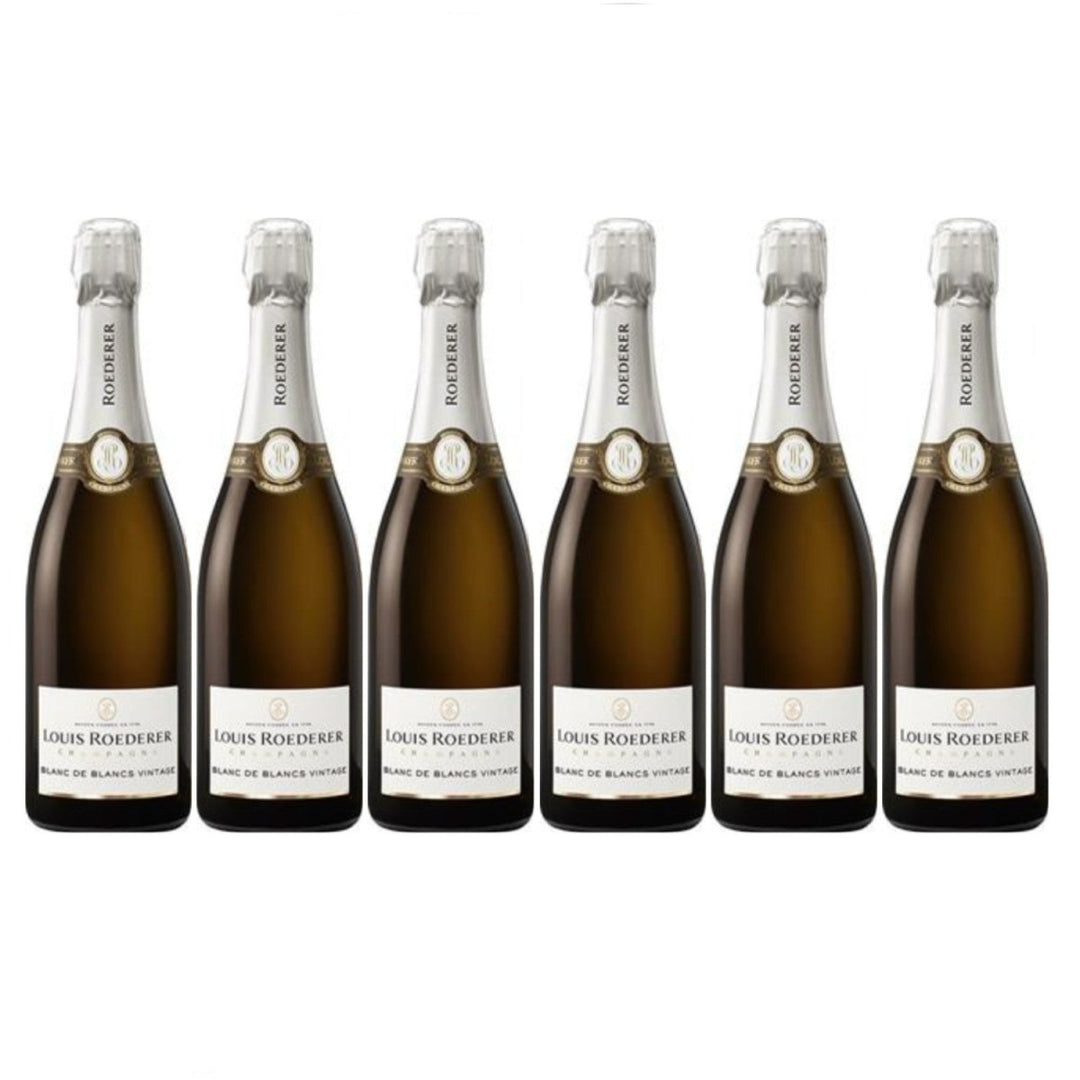 Louis Roederer Blanc de Blanc Vintage Brut in GP Graphic Champagner Frankreich Inkl. FeinWert E-Book (6 x 0,75l) - Versanel -
