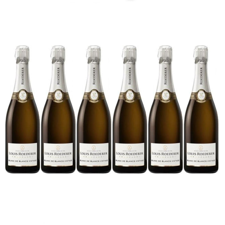 Louis Roederer Blanc de Blanc Vintage Brut in GP Graphic Champagner Frankreich Inkl. FeinWert E-Book (6 x 0,75l) - Versanel -