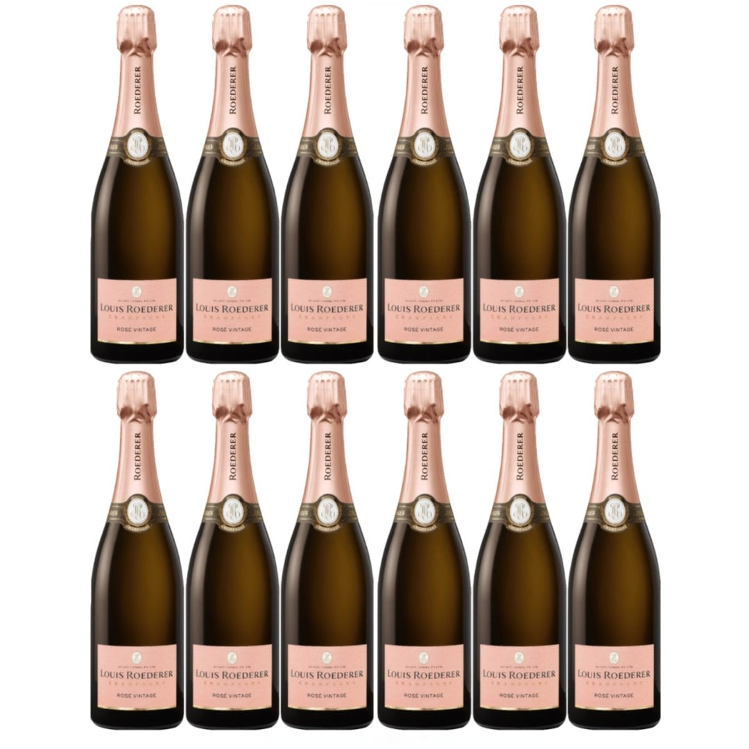 Louis Roederer Champagne Vintage Brut Rosé Champagner Frankreich Inkl. FeinWert E-Book (12 x 0,75l) - Versanel -
