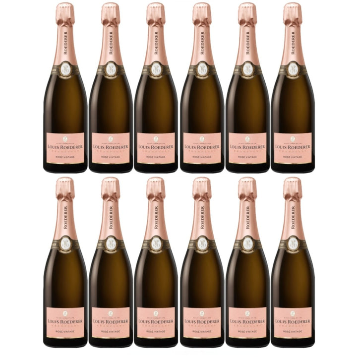 Louis Roederer Champagne Vintage Brut Rosé Champagner Frankreich Inkl. FeinWert E-Book (12 x 0,75l) - Versanel -