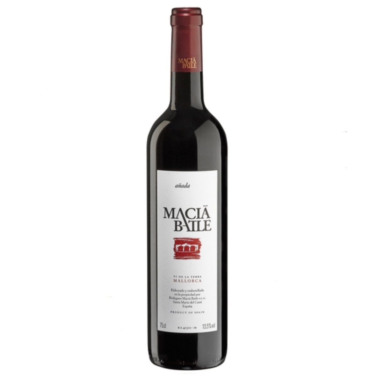 Macia Batle Tinto Anada Rotwein Cuvée Wein Trocken aus Mallorca (6 x 0,75l) - Versanel -