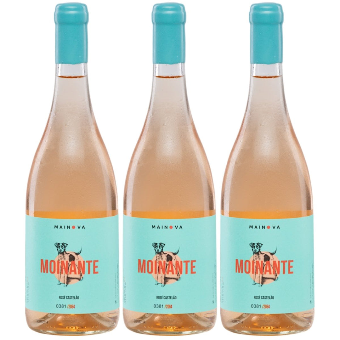 Mainova Moinante Rosé Roséwein Wein trocken vegan Portugal (3 Flaschen) - Versanel -