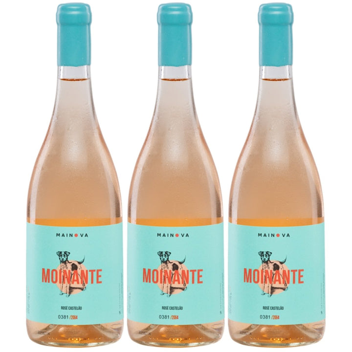 Mainova Moinante Rosé Roséwein Wein trocken vegan Portugal (3 Flaschen) - Versanel -