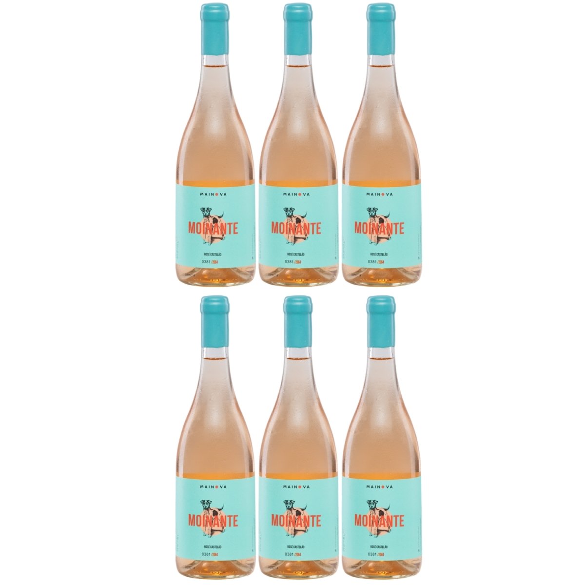 Mainova Moinante Rosé Roséwein Wein trocken vegan Portugal (6 Flaschen) - Versanel -