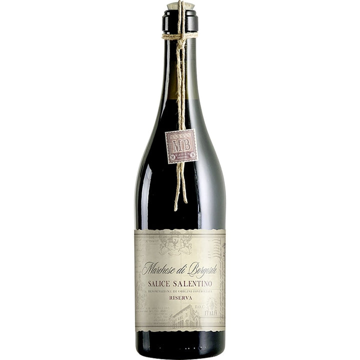 Marchese di Borgosole Salice Salentino Riserva Rotwein veganer Wein trocken DOC Italien (12 x 0.75l) - Versanel -