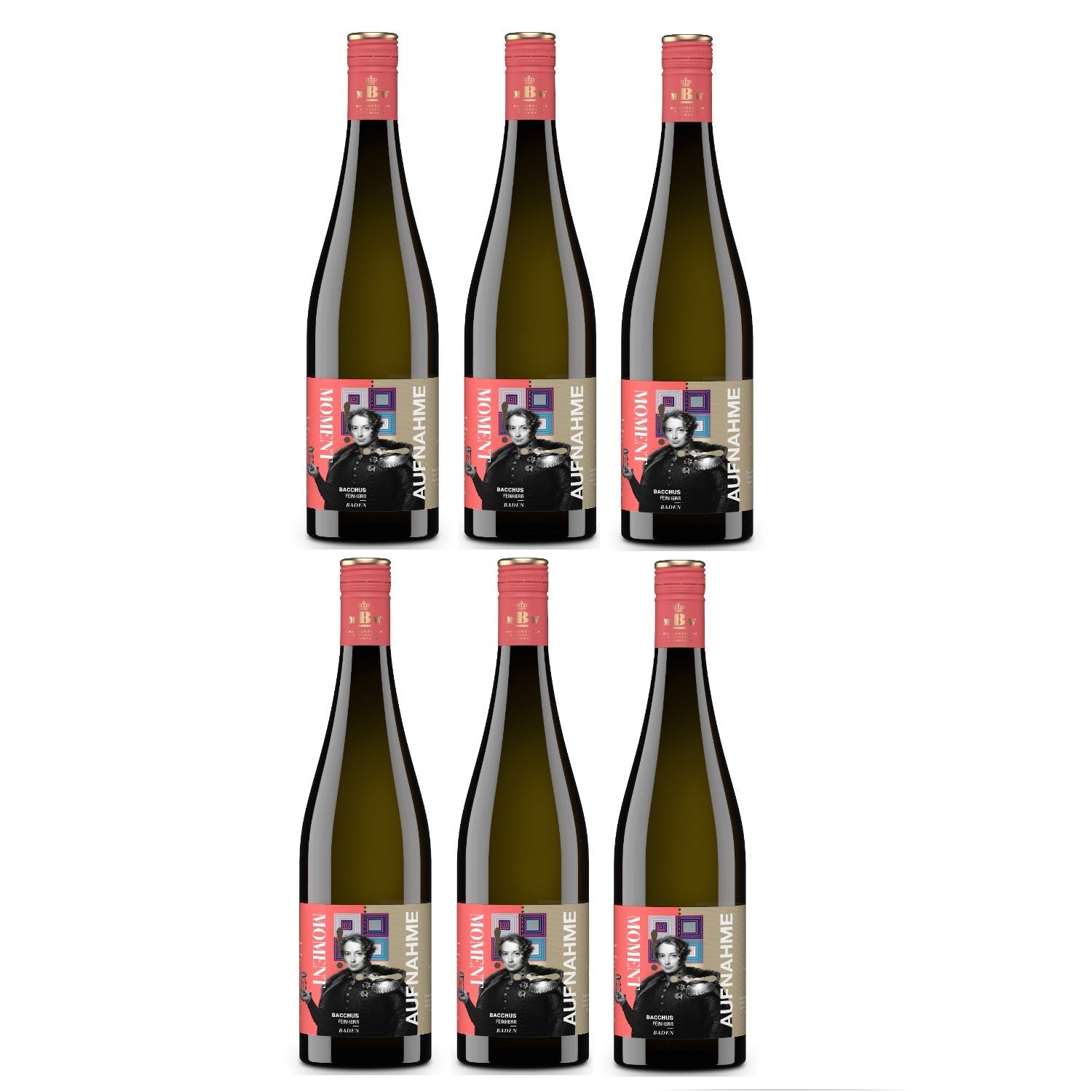 Markgraf von Baden Moment-Aufnahme Bacchus Weißwein Wein feinherb Deutschland (6 x 0.75l) - Versanel -