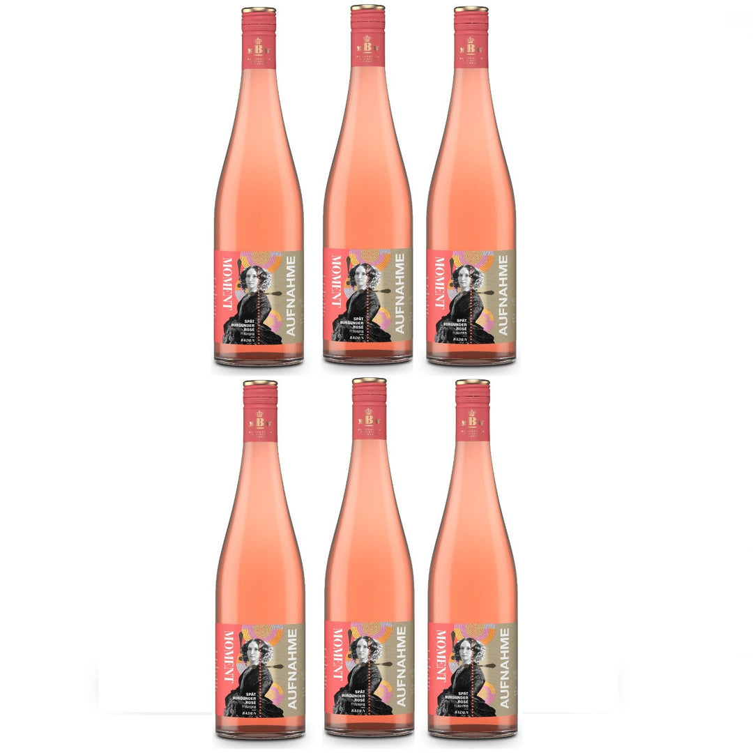 Markgraf von Baden Moment-Aufnahme Spätburgunder Roséwein Wein feinherb Deutschland (6 x 0.75l) - Versanel -