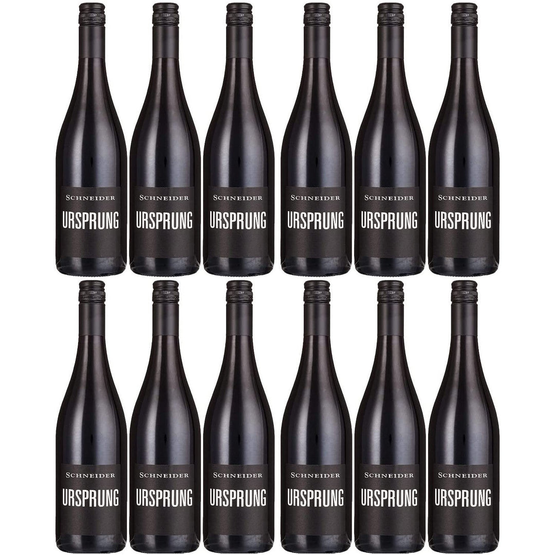 Markus Schneider Ursprung Rotwein deutscher Wein trocken Pfalz (12 x 0.75l) - Versanel -