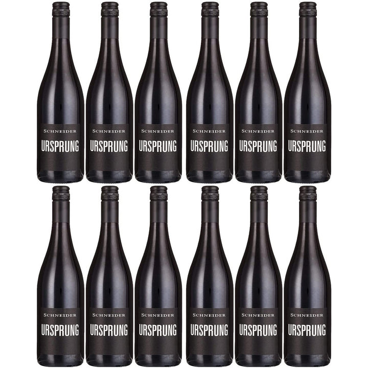 Markus Schneider Ursprung Rotwein deutscher Wein trocken Pfalz (12 x 0.75l) - Versanel -