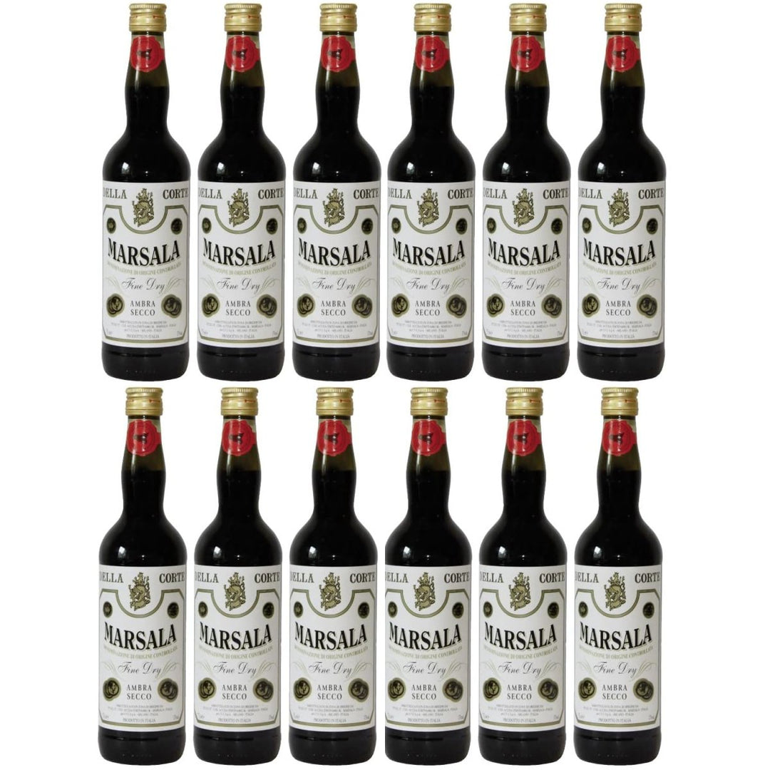 Marsala DOC Fine della Corte Rotwein Wein trocken Italien (12 x 0,75l) - Versanel -