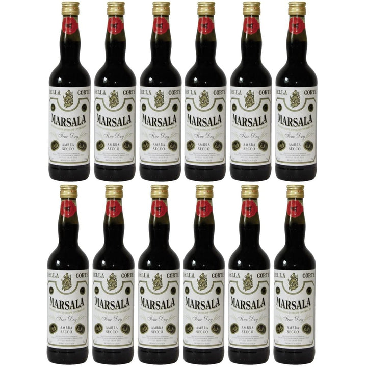 Marsala DOC Fine della Corte Rotwein Wein trocken Italien (12 x 0,75l) - Versanel -