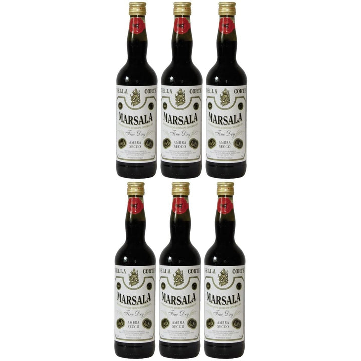 Marsala DOC Fine della Corte Rotwein Wein trocken Italien (6 x 0,75l) - Versanel -