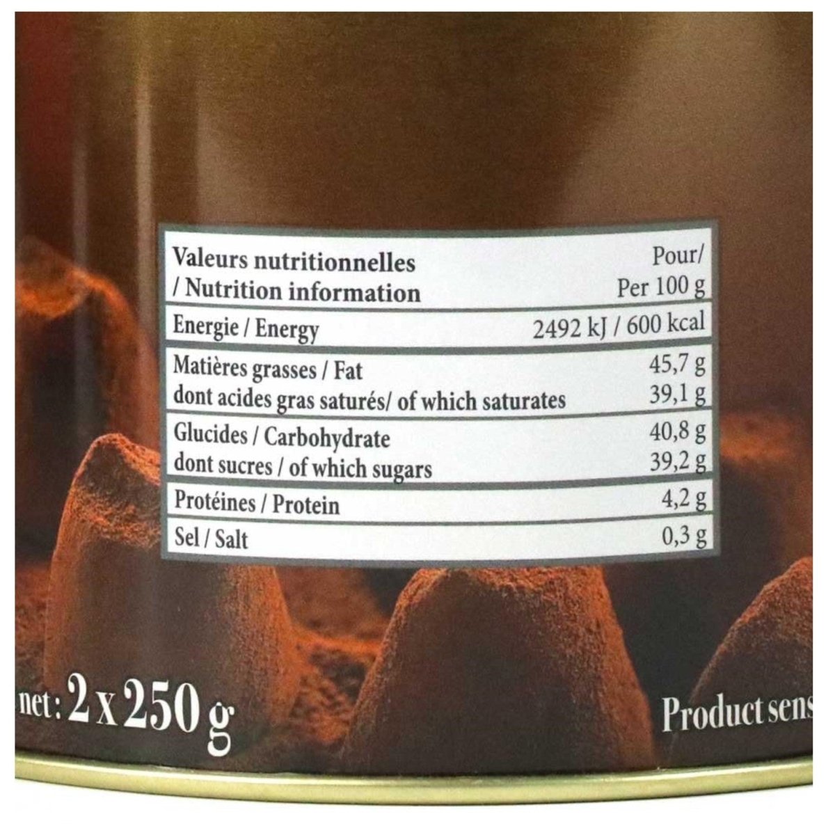 Mathez Chocolatier French Kakao Trüffel (4 x 500g) – Versanel