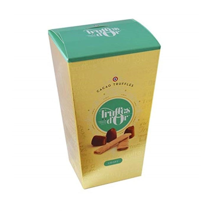 Mathez Fantaisie Truffes D'Or Crispy Kakaohaltiges Konfekt mit Waffelsteuseln (4 x 200g) - Versanel -