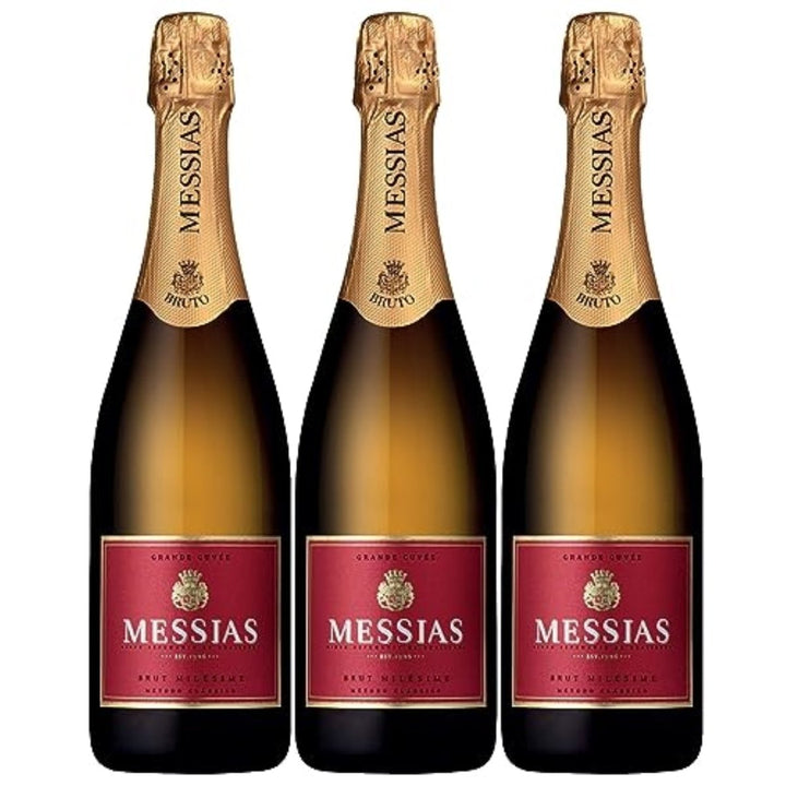 Messias Espumante Brut Milésime Grand Cuvée Schaumwein Portugal (3 x 0,75l) - Versanel -