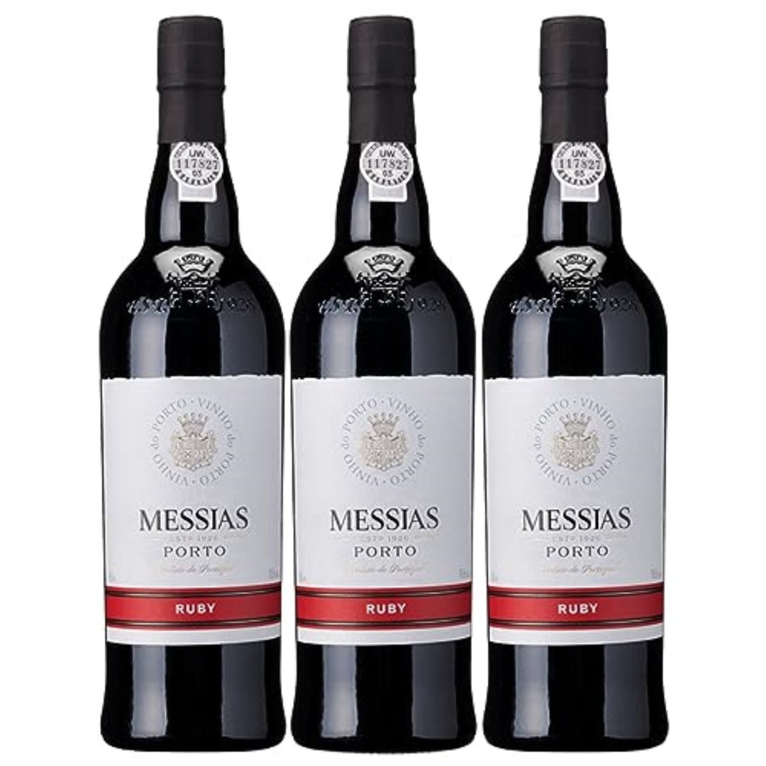 Messias Port Ruby Portwein rot süß Portugal (3 x 0,75l) - Versanel -